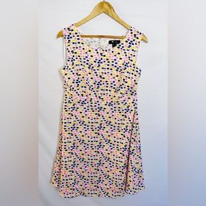 Vibrant vintage Inspired Knee-Length Open Back Cocktail Dress